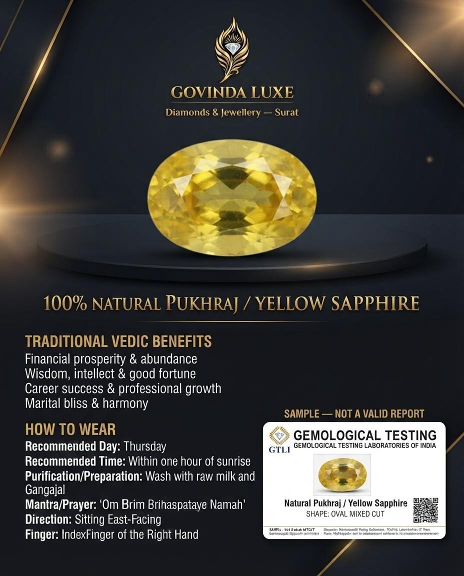 Pukhraj / Yellow Sapphire