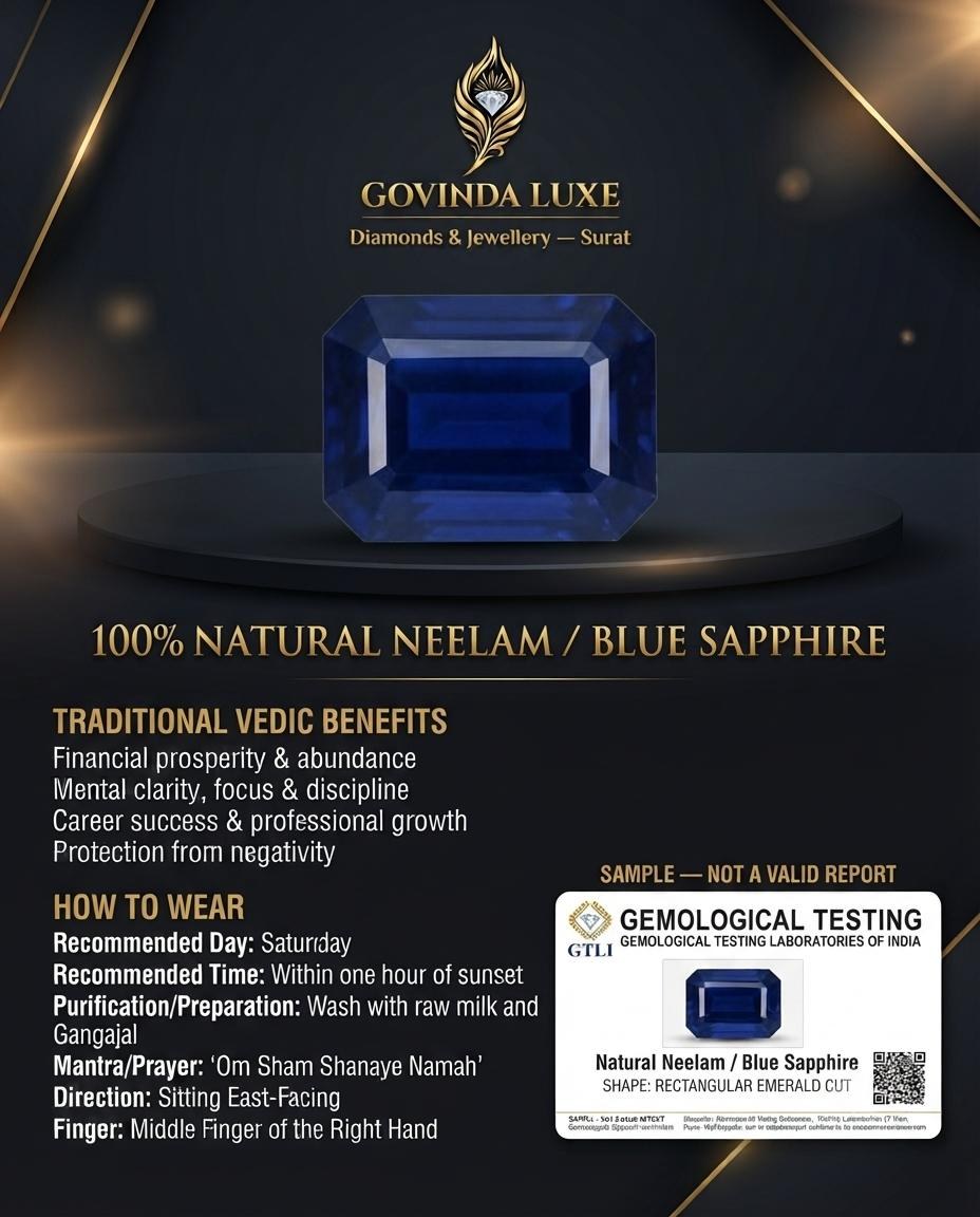Neelam / Blue Sapphire