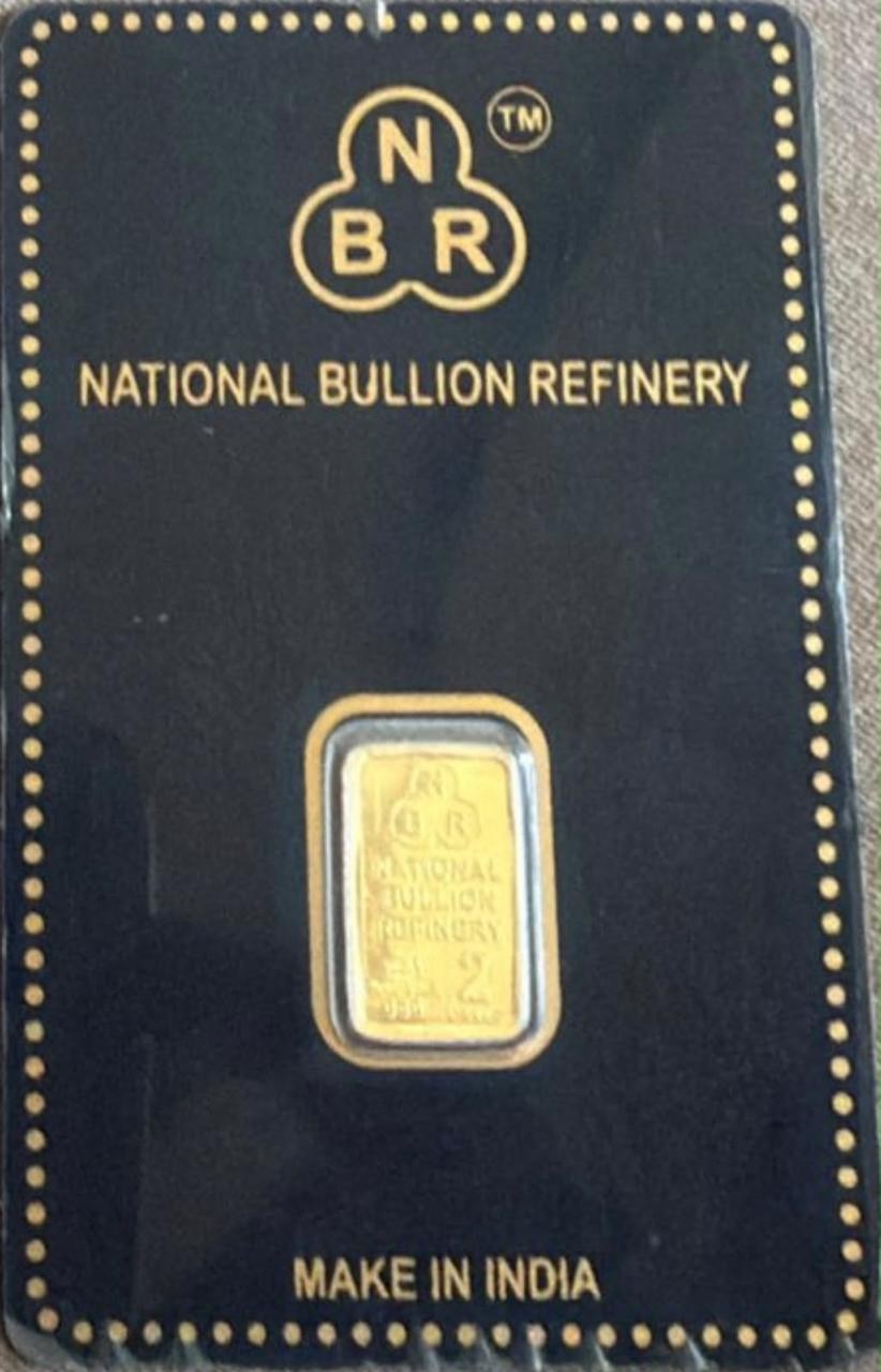 GOLD 2 Gram (999) COIN (GINNI) NBR India