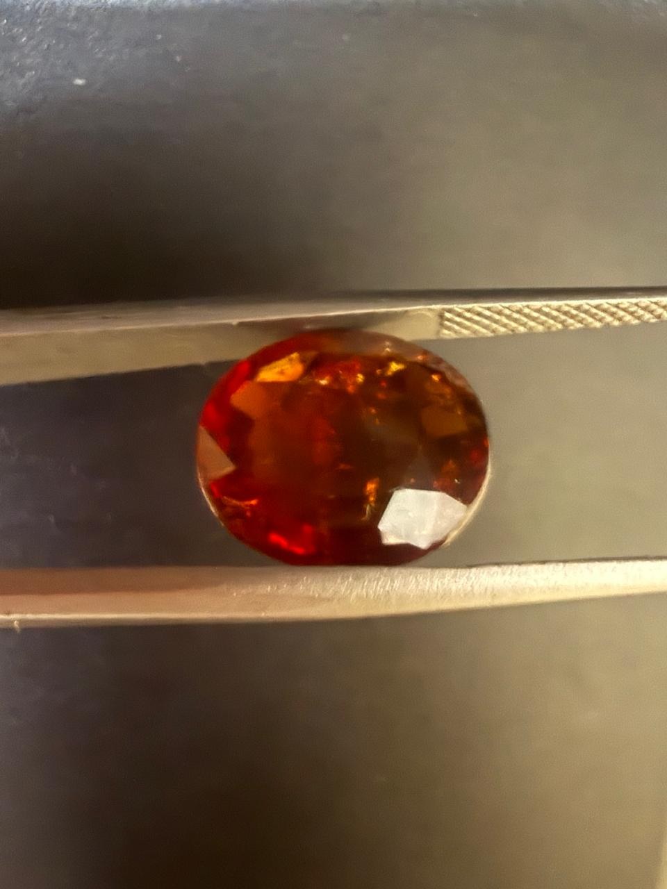 Natural Gomed (Hessonite Garnet) 5.27 Ratti– Oval Shape