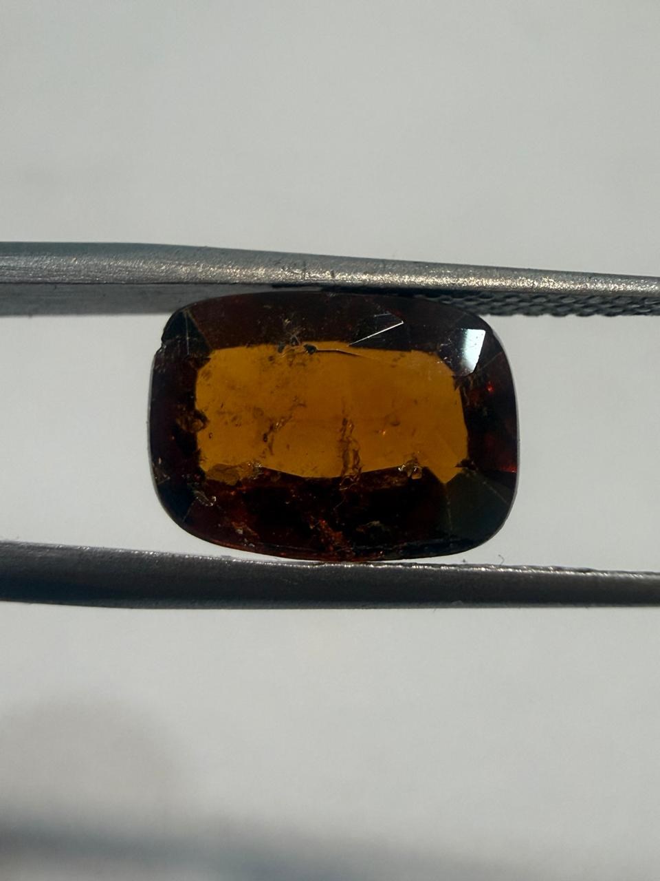 Natural Gomed (Hessonite Garnet) 3.96 Ratti– Emerald Shape