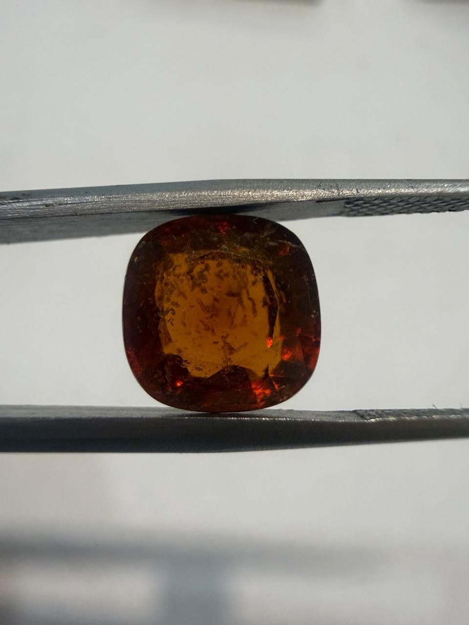 Natural Gomed (Hessonite Garnet) 4.48 Ratti–Cushion/Mixed Shape