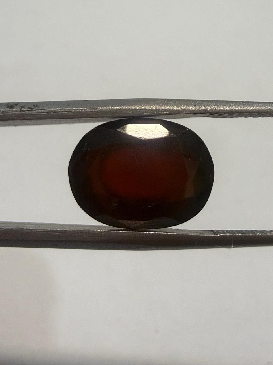 Natural Gomed (Hessonite Garnet) 7.04 Ratti– Oval Shape
