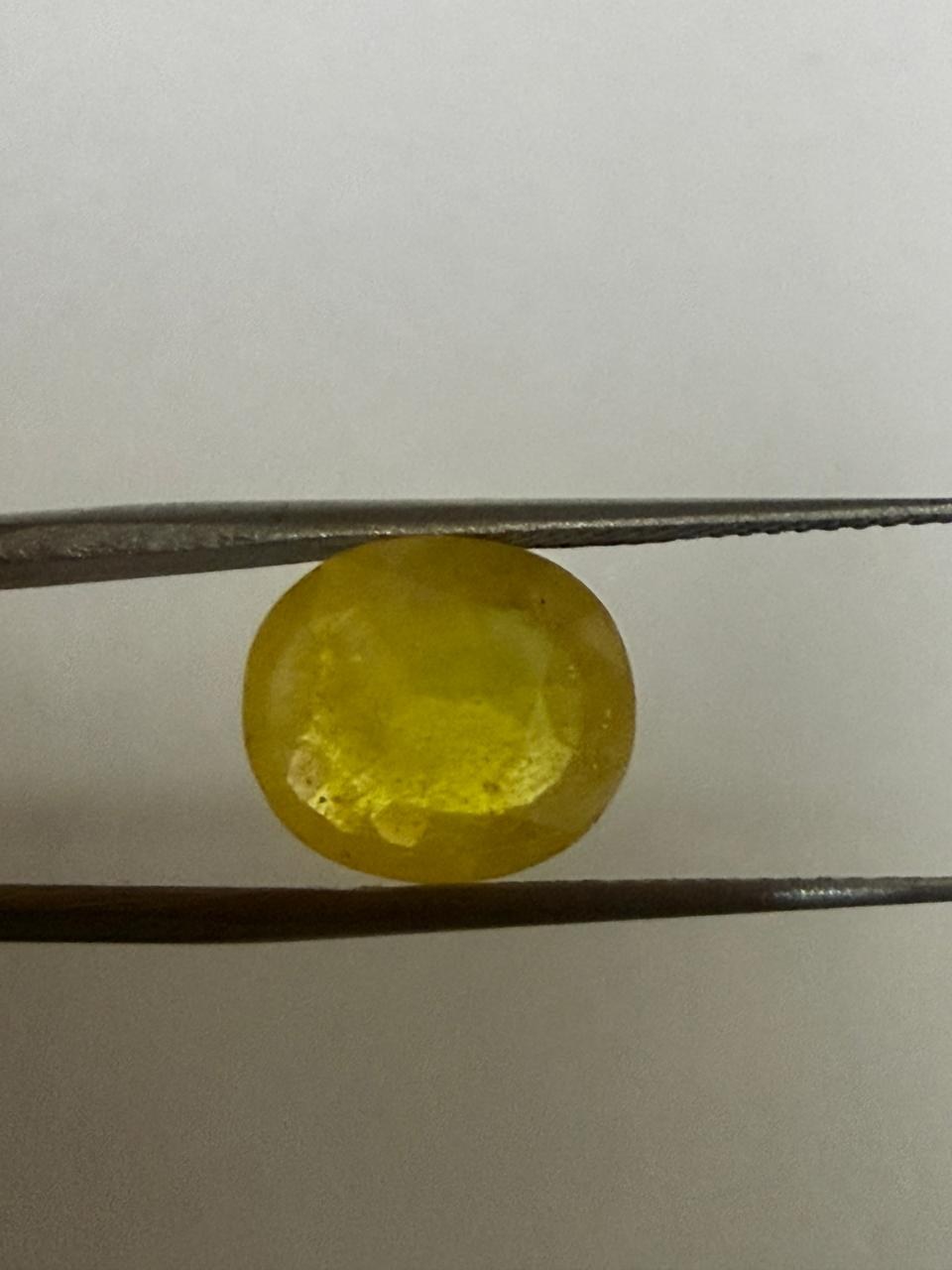Natural Pukhraj (Yellow Sapphire) 4.60 Ratti