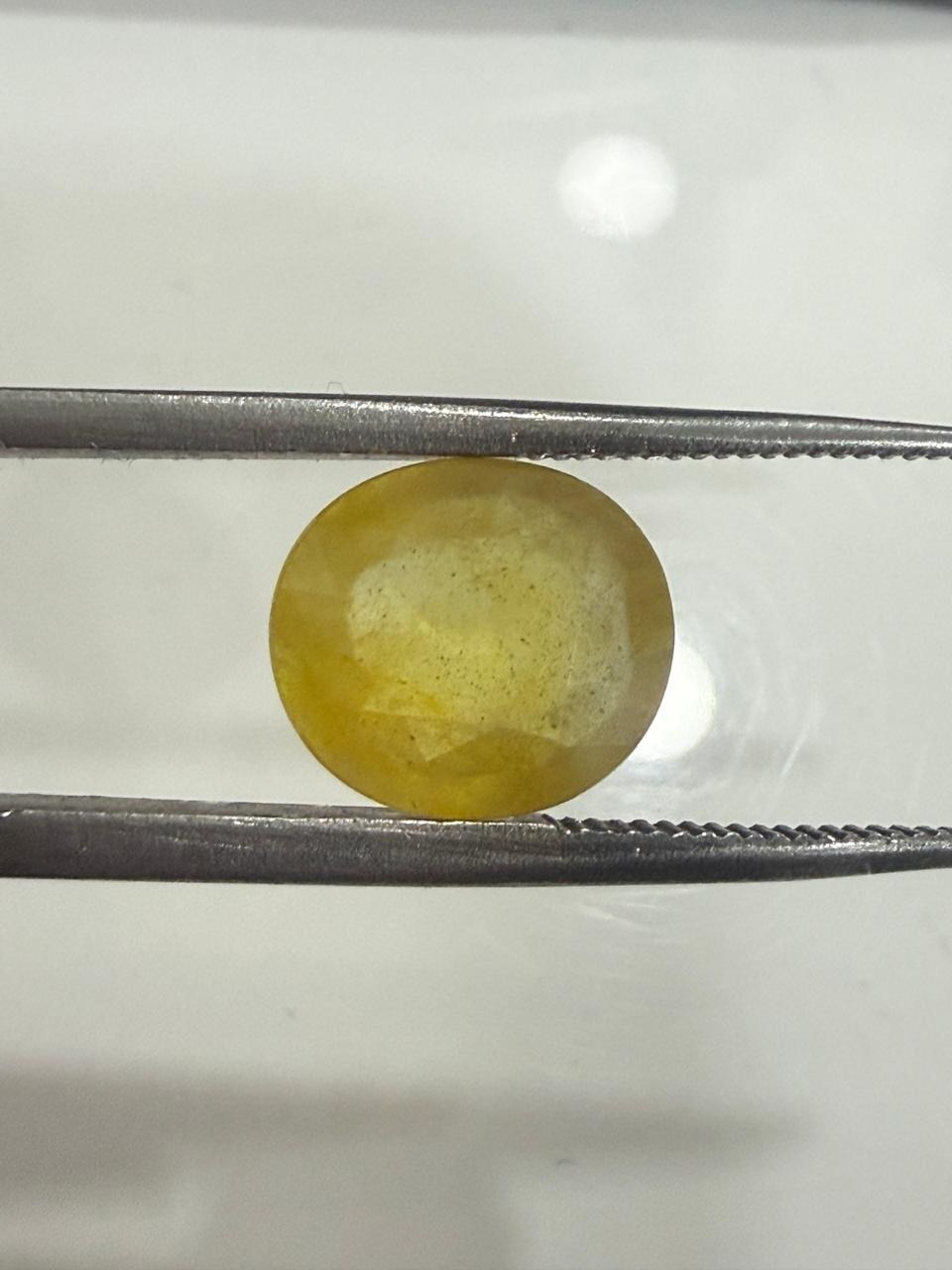 Natural Pukhraj (Yellow Sapphire) 4.73 Ratti