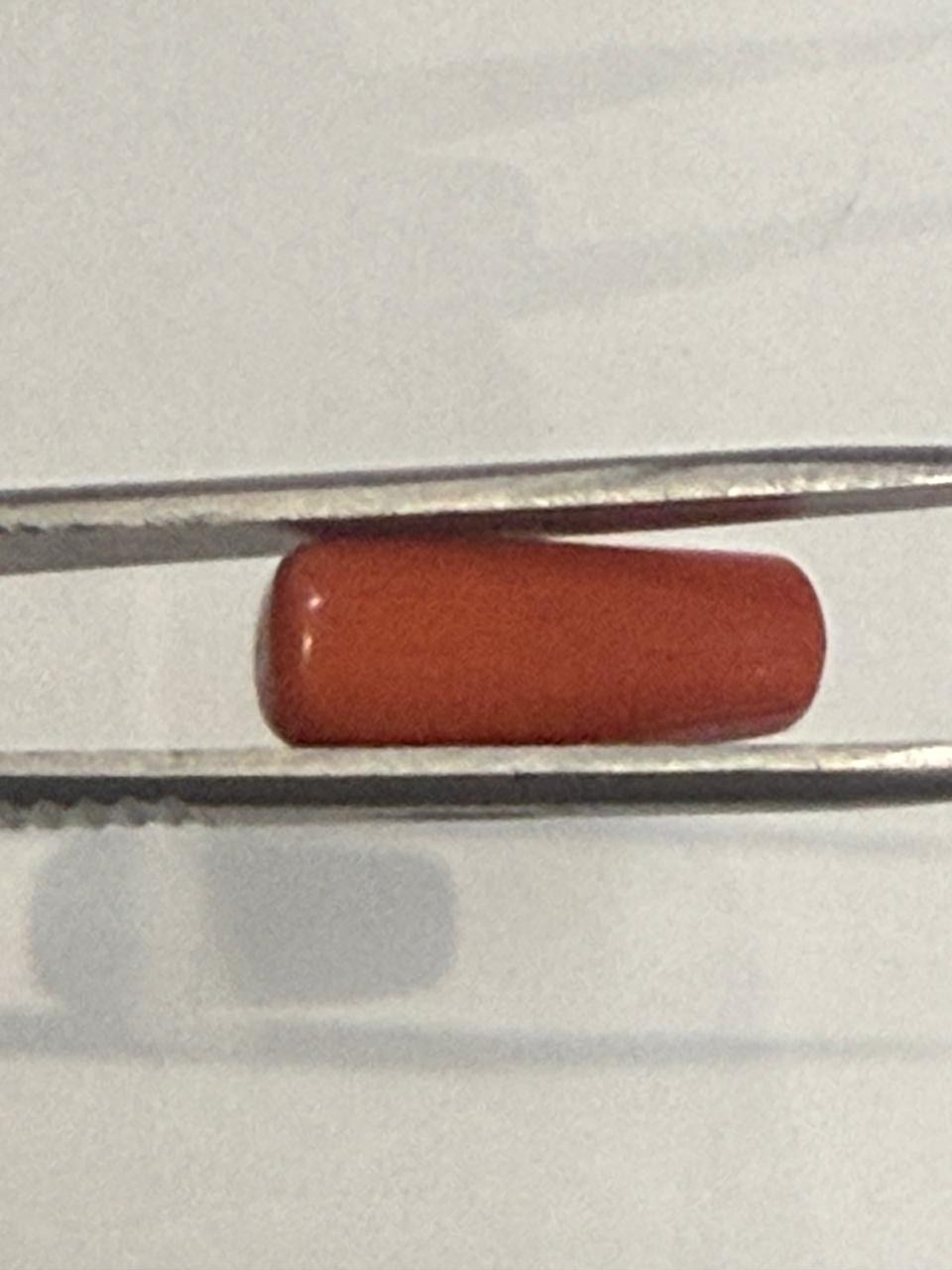 Natural Moonga (Red Coral) 7.89 Ratti